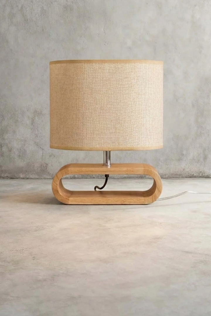 NordicGlow | Holz-Tischlampe