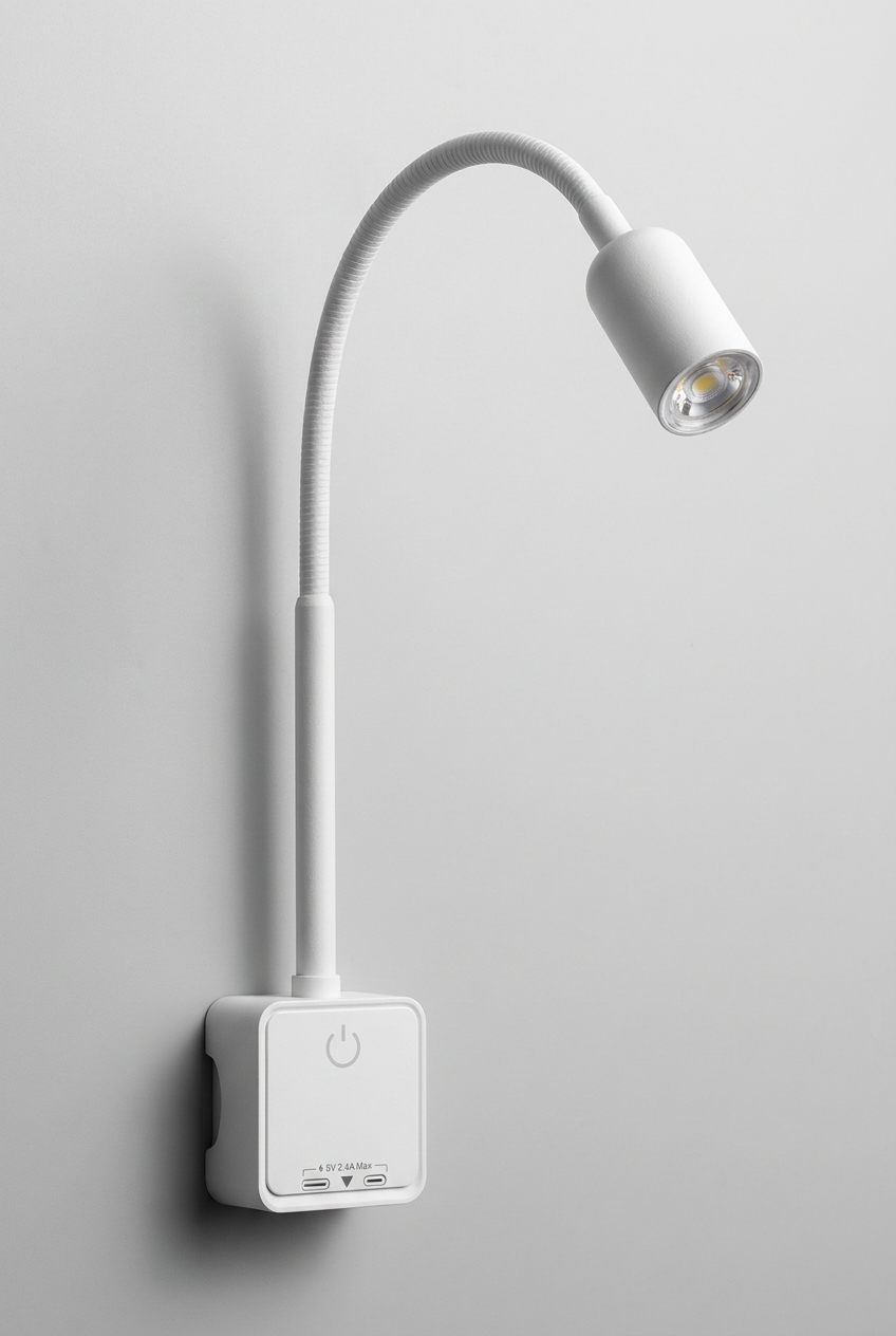Flexora | LED Leselampe für Steckdose